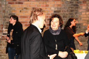 Prof. Wensierski, Dekan der Philosophischen Fakultät im Gespräch mit Karina Jens