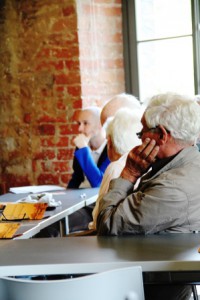Vor Beginn der Veranstaltung