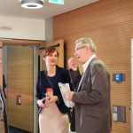 Prof. Holger Helbig und Stefanie Kohl im Gespräch mit Dr. Ulrich Fries